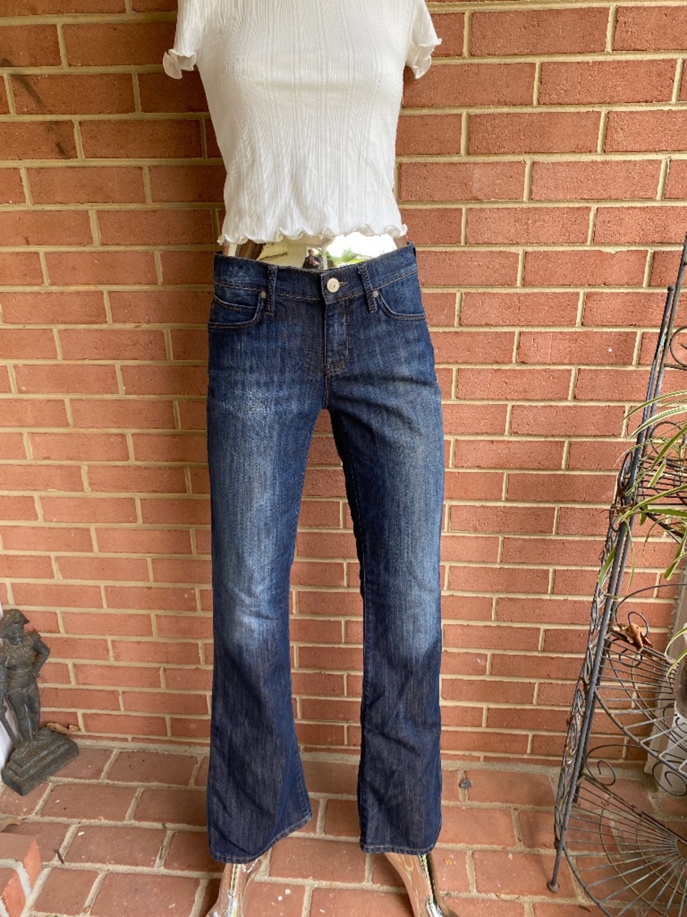 Vintage Y2K Mavi Low Rise Bootcut Jeans - Dark Wash